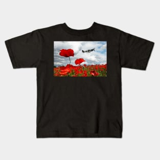 Spitfire Over The Poppy Kids T-Shirt
